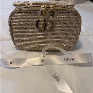 Dior Sparkling Gold Cosmetic Bag